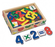 Magnetic Wooden Numbers